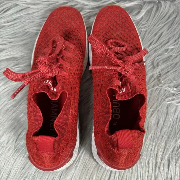 NoBull Allday Knit Shoes Size 11 Red Athletic Sneakers - Picture 9 of 10